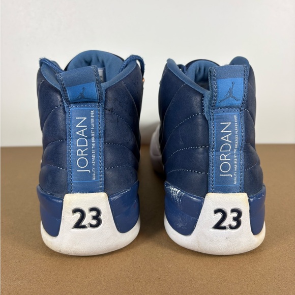 Nike Air Jordan 12 Men's Size 9 Retro Indigo 2020 Sneakers 130690-404 - Picture 6 of 8